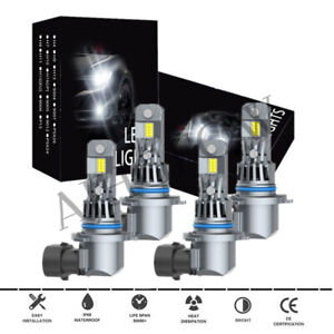 For 2000-2017 Freightliner Columbia Truck LED Headlight High Low Bulbs Kit Combo