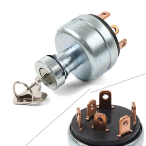 New Ignition Starter Switch & 6 Terminal For Kobelco SK200-3 SK200-5 SK120-5 - Picture 1 of 11