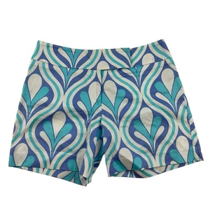 Pantalones Cortos INC INTERNATIONAL CONCEPT Multicolor Estampado Geométrico Brillante Elastizados Talla 6 - Imagen 1 de 6