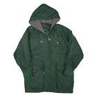 Vintage Womens Parka Jacket Green 90S Hooded Xl