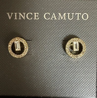 Pendientes de poste de cristal pequeños Vince Camuto Foto 1 de 4