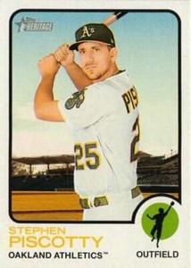 2022 Topps Heritage #342 Stephen Piscotty NM-MT Athletics ID:41379