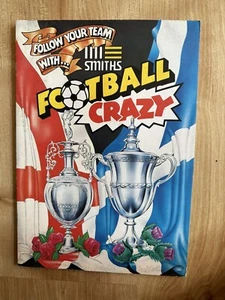RARE 1978 ENGLAND SCOTLAND EURO SMITHS CRISP FOOTBALL CRAZY LEAGUE LADDERS CHART - Picture 1 of 10