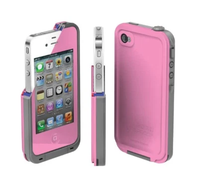 LifeProof 水/污垢/雪/防震保护壳 适用于苹果 iPhone 4 / 4s - 粉色  — 第 1/3 张图片