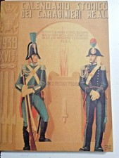 CARABINIERI REALI. CALENDARIO STORICO 1938.