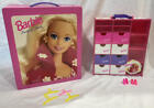 1993 Barbie Tons of Drawers Carry Case & Fashion Trunk w/ Hangers