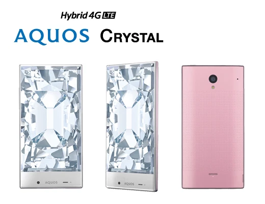 SOFTBANK SHARP AQUOS CRYSTAL 305SH ANDROID UNLOCKED SMARTPHONE JAPAN PINK NEW - Image 1 of 4