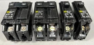 Mini interruptor de circuito Square D Homeline 15A 20A 30A 50A UL 120/240VAC - ELIGE Y0U - Imagen 1 de 9