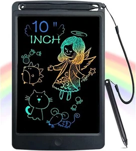 LCD Writing Tablet,10-Inch Drawing Tablets Kids Doodle Board Colorful Sketch Pad - Picture 1 of 8