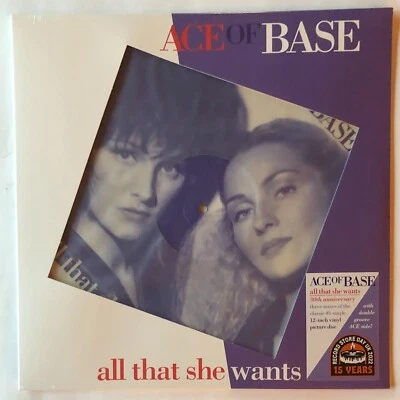 Ace Of Base All That She Wants 12 Inch Picture Disc Vinyl Record New Sealed - Image 1 of 4