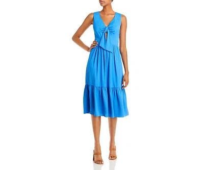 Bcbgmaxazria 289960 Hemdblusenkleid Stufen Schlüsselloch Größe 4 - Bild 1 von 2