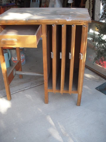 MidCentury Drafting table/Artist desk canvas/blueprint storage LOCAL PICKUP ONLY Cover