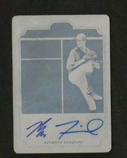 Max Fried 2012 Leaf Ultimate Draft Auto Printing Plate Rookie #d 1/1 Braves