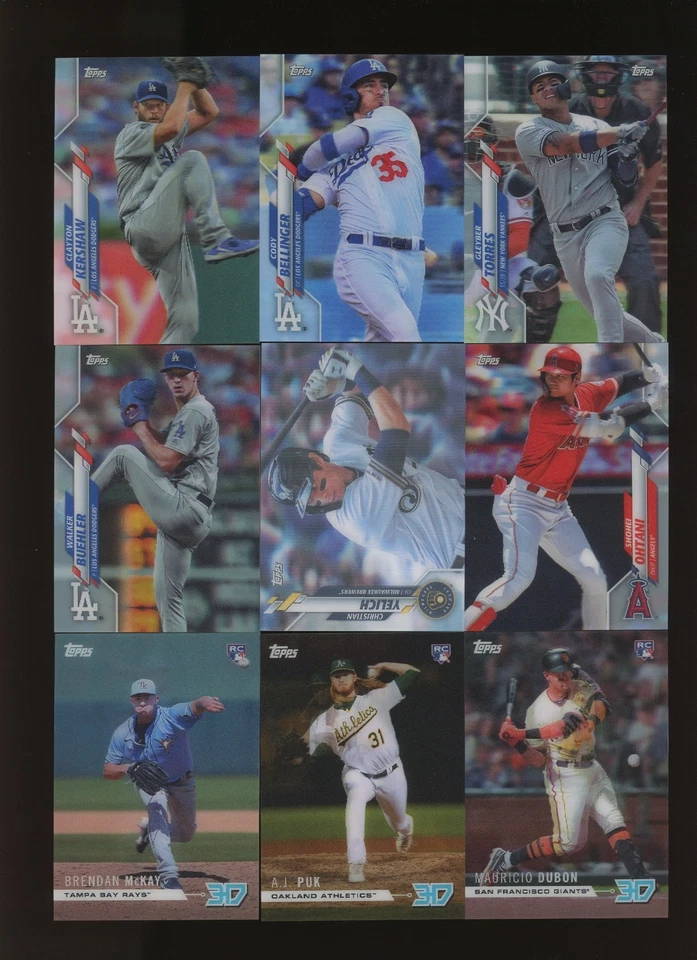 2020 Topps ON-DEMAND 3D Base Card You Pick From List - Image 1 of 1