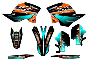2008-2011 EXC SURGE Orange Senge Graphics Kit Compatible with KTM - Picture 1 of 10