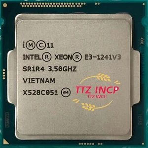 Intel Xeon E3-1241 V3 3.50GHz Quad-Core 8MB LGA-1150 SR1R4 CPU Processor - Picture 1 of 3