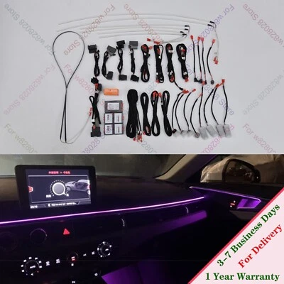 Für Audi A6 C7 21 Farben APP Control LED Umgebungslicht Atmosphäre Lampe 12-18 - Bild 1 von 4