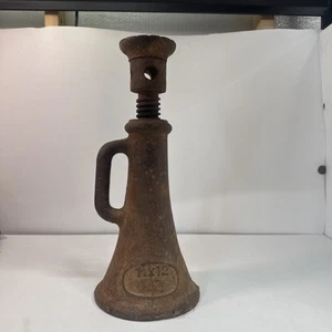 RAILROAD JACK bottle Screw Jack AS & F 1 1/4 x 12 Vintage RARE - Picture 1 of 6