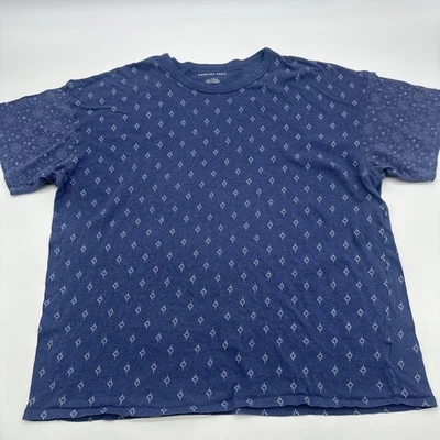 Футболка женская American Eagle L синяя Aop. #37305 - Изображение 1 из 4