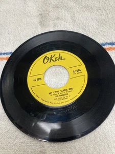 The Marques 1957 DOOWOP 45 Hey Little School Girl  O'keh Records Original EX - Picture 1 of 2