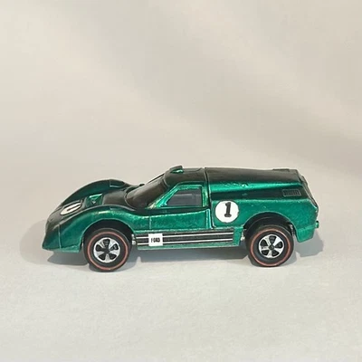 🎄ORIGINAL Hot Wheels Redline 1968 EUA Ford J-Car escasso VERDE ESTADO QUASE PERFEITO Stunner🎄 - Imagem 1 de 4
