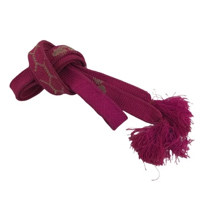 Faja japonesa Obijime Obi Kimono Accesorio De colección Seda Kumihimo Cordón Magenta OJ218 Foto 1 de 4