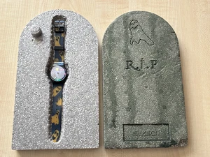 Uhr SWATCH Gent GEISTERSTUND (GB192)-Halloween-ohne Zeiger-außergewöhnlich! LIES - Picture 1 of 6