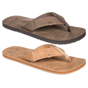 Billabong Mens Seaway Summer Beach Poolside Slider Sandals Thongs Flip Flops - Picture 1 of 9