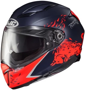 HJC F70 RB Spielberg Motorcycle Helmet Red XS - Picture 1 of 5