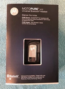 Motorola MotoPure H12 Universal Bluetooth Headset & Charger — Unused in Open Box - Zdjęcie 1 z 4
