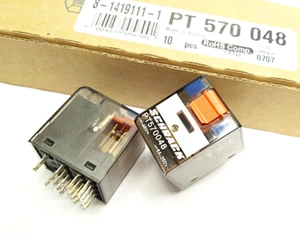 [4pcs] PT570048 Industrial Relay  4PDT SCHRACK coil 48VDC 4x6A - Picture 1 of 3