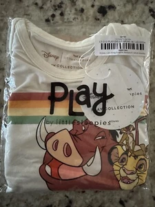 Disney Little Sleepies BAMBOO Lion King Snap Crotch Bodysuit 18-24 months - Picture 1 of 3