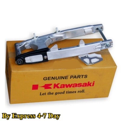 Brazo oscilante Kawasaki KLX140G extendido piezas originales moto juego completo  Foto 1 de 4