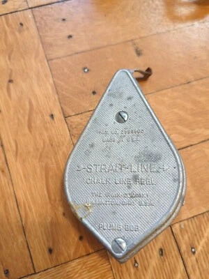 Vintage Irwin Company Strait-Line Plumb Bob Chalk Line Reel Made in USA - Image 1 of 3