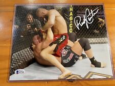 Randy Couture Autograph 8x10 UFC Photo Beckett Witness Certified