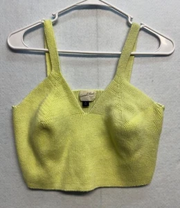 Universal Thread XL Lime Green Knit Crop Top - Picture 1 of 6