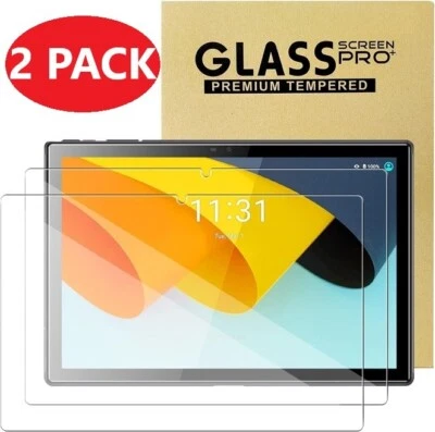 (2Pack) Apolosign EM101A 10.1" Android 13 Tablet Screen Protector Tempered Glass - Image 1 of 4