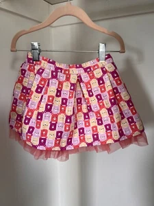Gymboree “WOODLAND WONDER” Pink Bear Cotton Corduroy & Tulle SKIRT 4t - Picture 1 of 2