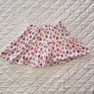 BCG Tiered Knit Heart Skort Girls Size S (7) - Picture 1 of 5