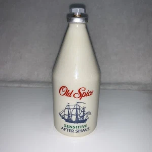 Vintage Old Spice Sensitive After Shave by Shulton 4 oz Star Cap 1993 - Picture 1 of 4