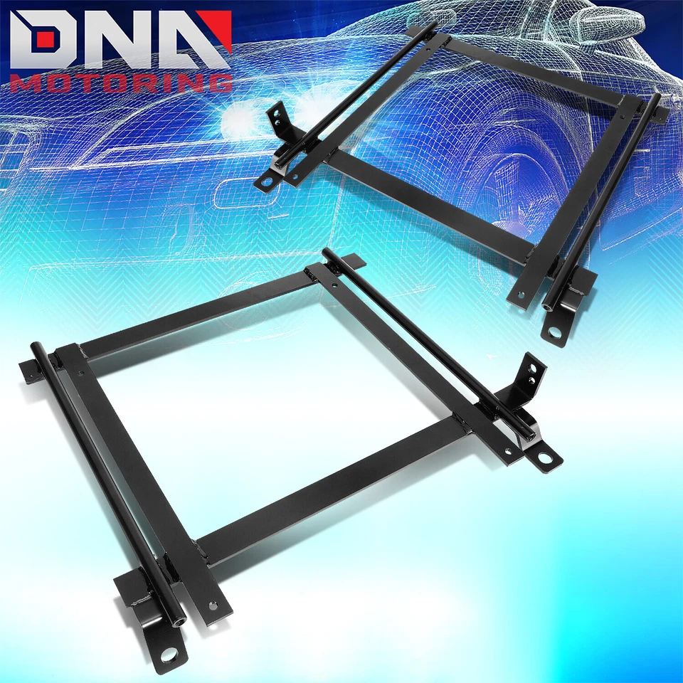 For 92-01 Civic Eg/Eh/Ej /Db Dc X2 Tensile Racing Seats Mounting Brackets Rail - Image 1 of 4