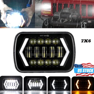 Faro LED 1x6 Proyector Alto/Bajo Proyector DRL para camioneta Nissan Buick carrocería dura Foto 1 de 4