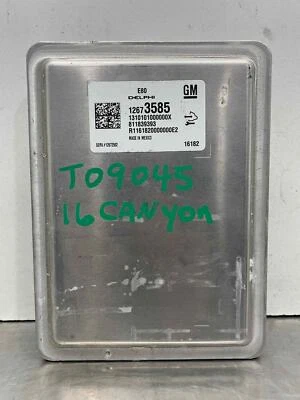 GMC Canyon 2016 módulo de control informático motor OEM 2,5 L ECU 12673585 2015 Foto 1 de 4