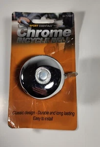 NEW BIKES SPORT ESSENTIALS BICYCLE CHROME BELL CLASSIC DESIGN 36-704289 - Picture 1 of 9