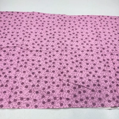 quilting fabric floral purple cotton 42x30 - Image 1 of 4
