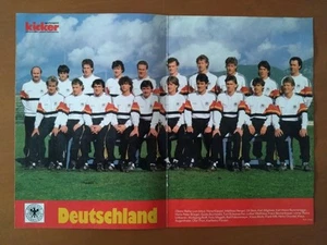 Deutsche Nationalmannschaft,WM 1986 in Mexico,Vize-Weltmeister, Kicker,ungekl.👍 - Bild 1 von 3