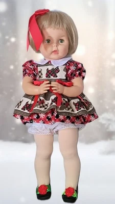 Платье ручной работы для куклы Horsman Thirstee Walker 26 дюймов 4 шт. наряд - БЕЗ КУКЛЫ - Изображение 1 из 4