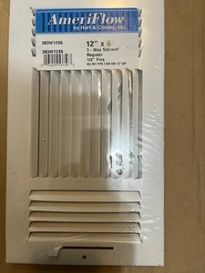AmeriFlow by Hart & Cooley Inc - 12" x 6 " Sidewall/Ceiling Register-3-way - Picture 1 of 1