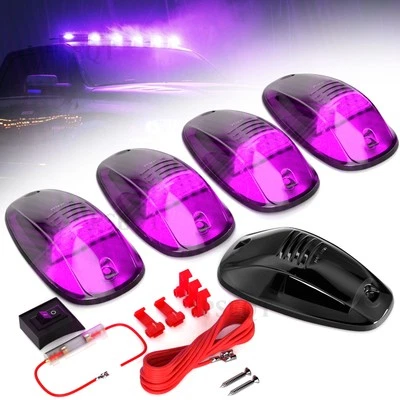 For 2003-2018 Dodge Ram 1500 2500 3500 Truck LED Cab Roof Marker Lights Purple - Image 1 of 4