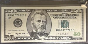 $50 Dollar Bill 1996 Series. Crisp Uncirculated Condition. Must See! - Picture 1 of 7
